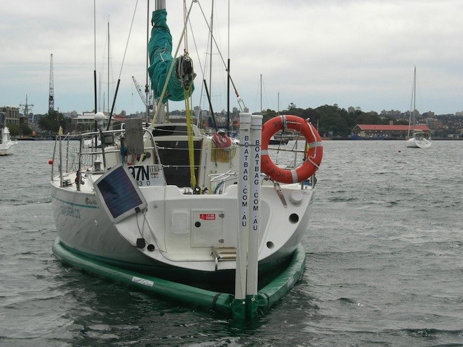 Cavalier35 in BoatSaver boat bag 02 © Henri Desmarais